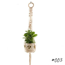 Load image into Gallery viewer, Handmade macrame plant hanger | 16 patterns | single double tripple
