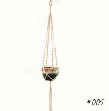 Load image into Gallery viewer, Handmade macrame plant hanger | 16 patterns | single double tripple
