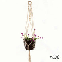 Load image into Gallery viewer, Handmade macrame plant hanger | 16 patterns | single double tripple
