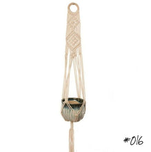 Load image into Gallery viewer, Handmade macrame plant hanger | 16 patterns | single double tripple
