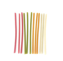 Load image into Gallery viewer, Biodegradable and edible rice flour straws | mixed colour | pack of 50
