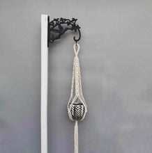 Load image into Gallery viewer, handmade and 100% organic cotton macrame plant hanger
