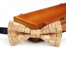 Load image into Gallery viewer, Sustainable handmade cork bow tie neckwear | 25 different designs
