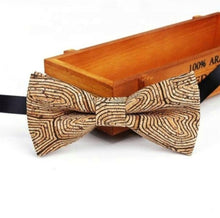 Load image into Gallery viewer, Sustainable handmade cork bow tie neckwear | 25 different designs
