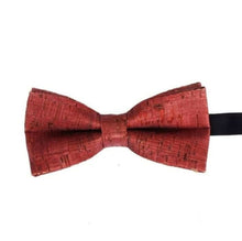 Load image into Gallery viewer, Sustainable handmade cork bow tie neckwear | 25 different designs
