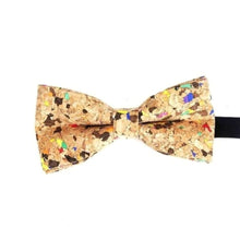 Load image into Gallery viewer, Sustainable handmade cork bow tie neckwear | 25 different designs
