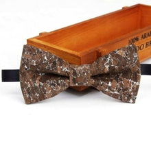 Load image into Gallery viewer, Sustainable handmade cork bow tie neckwear | 25 different designs
