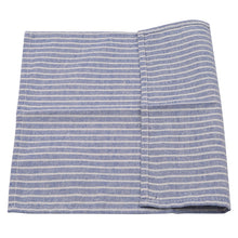 Load image into Gallery viewer, Blue sustainable handmade linen napkin  and gift for your home and kitchen
