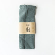 Load image into Gallery viewer, Sustainable green linen napkins in different colours
