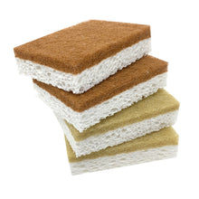 Load image into Gallery viewer, Biodegradable coconut fibre washing-up pad | set of 5
