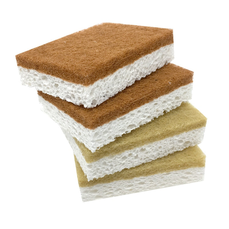 Biodegradable coconut fibre washing-up pad | set of 5