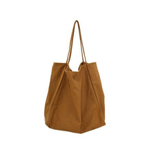 Load image into Gallery viewer, Sustainable brown canvas tote bag accessory and gift
