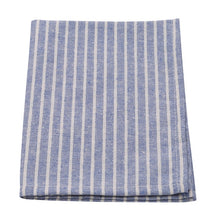 Load image into Gallery viewer, Blue sustainable handmade linen napkin  and gift for your home and kitchen
